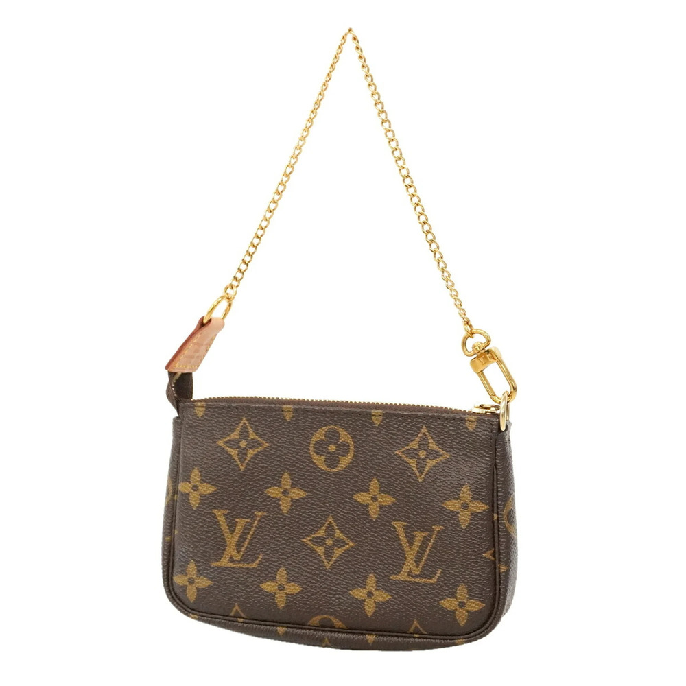 Louis Vuitton Monogram Mini Pochette Accessoires M58009 Brown Women's Bag/Pouch